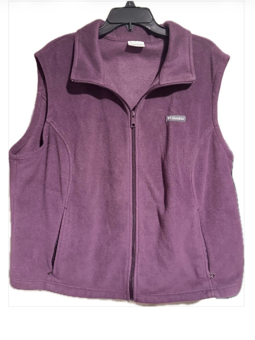 Columbia Women's Plum Purple Fleece Vest